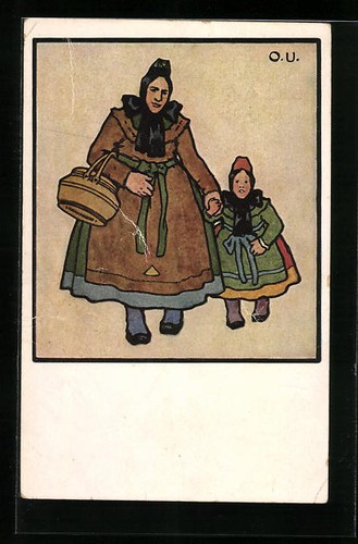 Künstler otto ubbelohde - künstler-ak,