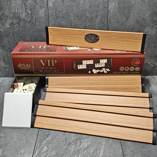 Vip wooden rummy set - vip, •