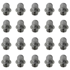 20 Radmuttern Flachbund