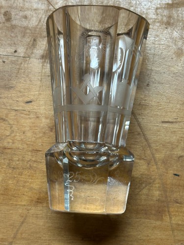 Kantiges freimaurer glas - kantiges,