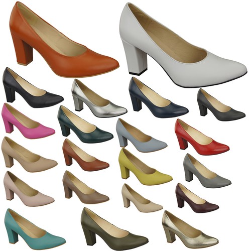 Damenschuhe pumps naturleder - damenschuhe,