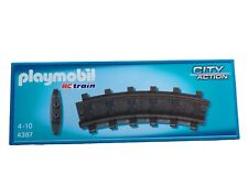 Playmobil Eisenbahn 4387 NEU OVP 2 gebogene Schienen + Verbinder Kurve RC