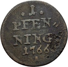 Bayern Pfennig 1766 A