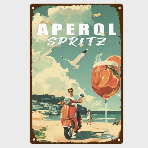 Blechschild aperol spritz - blechschild,