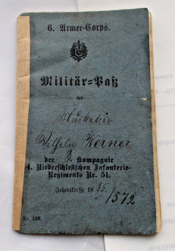 Militärpaß 1895 - , 4