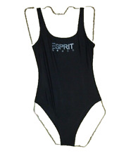 esprit Badeanzug in Gr. 36 Bestzustand! uni schwarz schwimmen baden sport