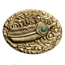 Buckle mit Indianerfeder