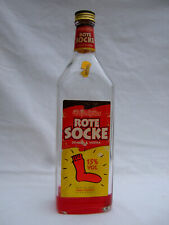 Rote Socke Likör Sammlerflasche leer Ostalgie DDR