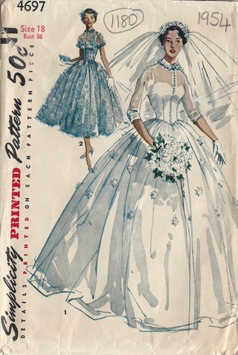 1954 vintage nähmuster - 1954,