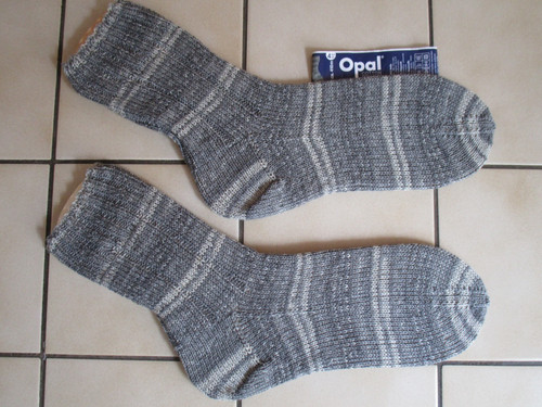 Handgestrickte socken opal - handgestrickte,