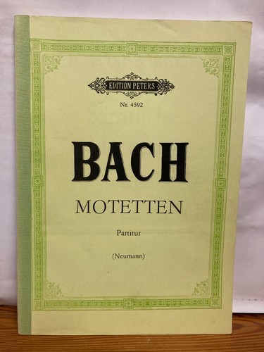 Edition peters 4592 - edition, bach