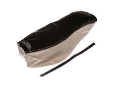 Sitzbezug schwarz-grau mit Haltriemen (Doppelsitzbank) - für AWO-Sport