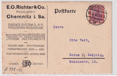 04730 postkarte zudruck o - 04730, e.o