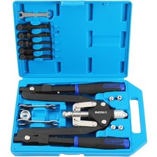 TECPO NIETEN ZANGE SCHEREN NIETZANGE SATZ BLINDNIETZANGE NIETMUTTER SET 3.2-6.4