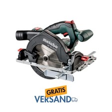 Metabo Akku-Handkreissäge 18V KS 18 LTX 57 ohne Akku Ladegerät inkl. Koffer