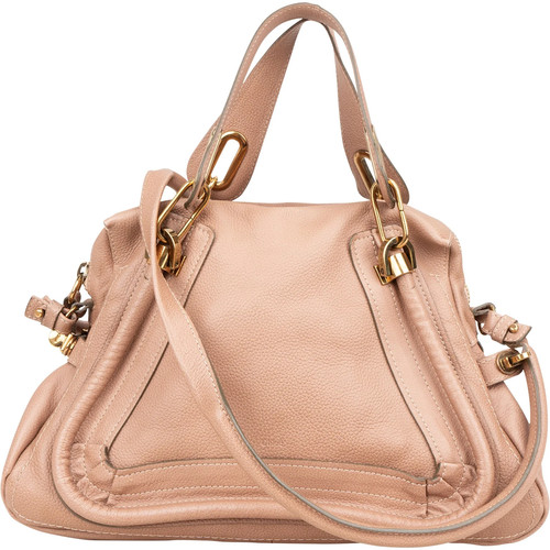 Chloé pink grained leather - chloé,