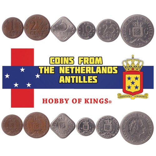 Netherlands antilles coin - netherlands,