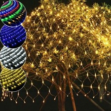 3x2m 6x4m LED Lichternetz Lichtervorhang Innen Außen Party Garten Weihnachtsdeko