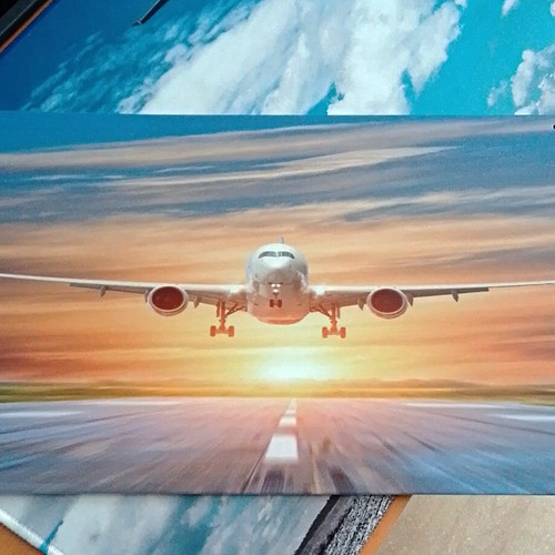 Wandbild flugzeug über - flugzeug,