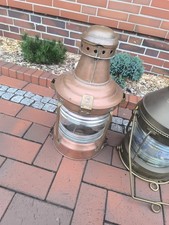 Schiffslampe Alt Antik Messing