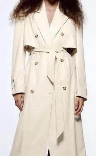 Trenchcoat creme zara neu - creme,