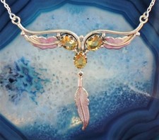 KX Collier Kette Feder
