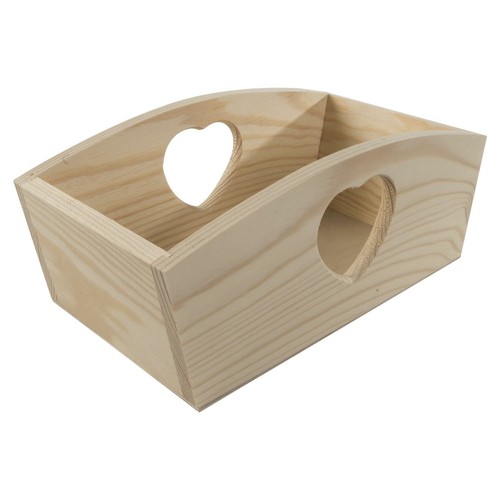 Holz deko offener kasten - holz,