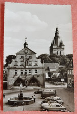 AK Brilon Sauerland Marktplatz VW Käfer Bulli Ford 1950er Jahre