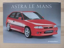 OPEL ASTRA F LE MANS IRMSCHER Tuning Prospekt von 1992 Brochure Prospectus