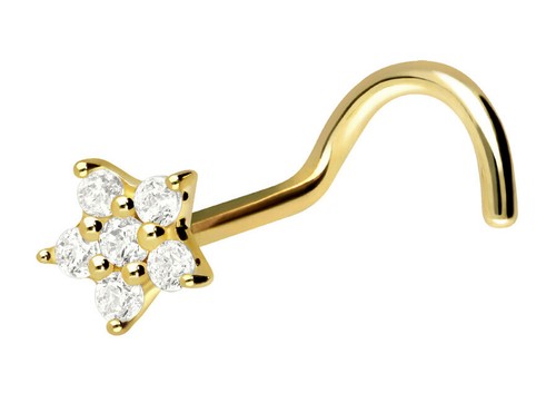 750 echt gold moissanit - gold,