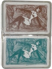 DDR Pin Up / Revue Girls Erotik Kartenspiel Rommé Bridge Canasta  Vintage 1965