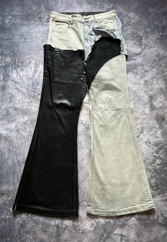Rick owens flared pants - flared, black