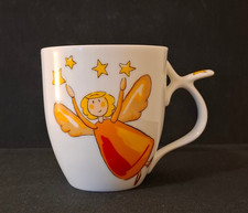Cha Cult Tasse Becher mit Engel Schutzengel Sterne, Weihnachten