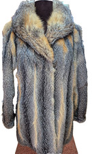 Grisfuchsjacke Grisfuchs Fuchs Echt Pelz Jacke Gr. 42 an Bastler