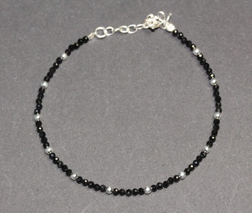 Armband silber 925 schwarzer - armband,