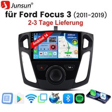 Für Ford Focus MK3 2012-2018 Android 14 Autoradio CarPlay WIFI GPS Navi 64G DAB+