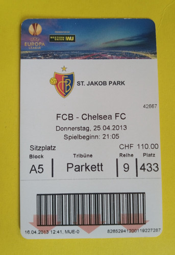 Orig ticket europa - orig.,