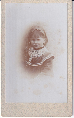 Cdv foto mädchen - cdv,