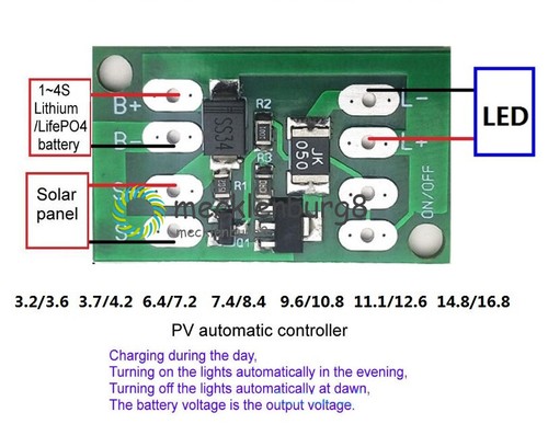 Solar charge auto - charge, light