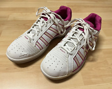 K SWISS Damen Tennisschuhe Hallenschuhe Carpet Sportschuh 41 Weiß/Pink sgt.Zust.