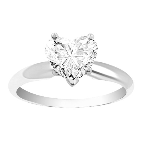 Moissanit karat herz - moissanit, 2