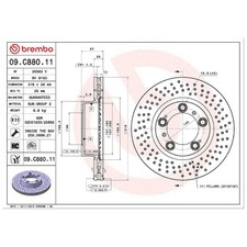 2x Brembo Scheibenbremse vorne
