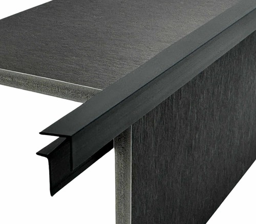 Aluminium profil außenecke - aluminium,
