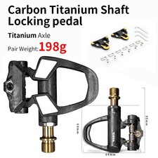 KINAN Carbon SPD Klickpedalen 198g Titan Achse wie XTR XT SLX Gravel MTB