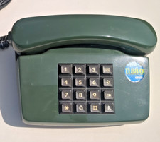 Vintage Post-Telefon in grün - Tel 01 LX  +5 m Anschluss-Kabel und TAE-Stecker