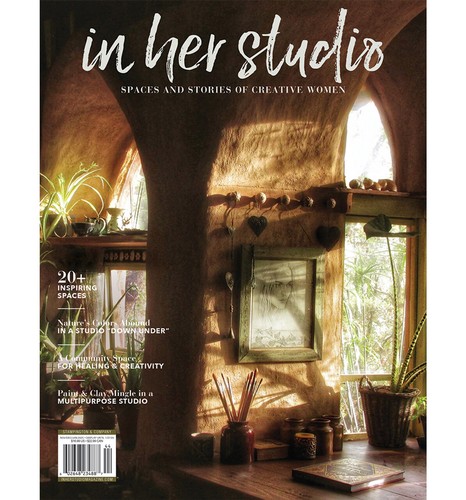 Her studio from - in, stampington
