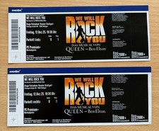2 Tickets für Queen- We will