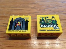 2 LEGO Steine LEGOLAND Feriendorf 2014 ,LEGOLAND FABRIK 2014, Sondersteine