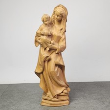 Madonna mit Kind Holzfigur