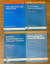 Selbststudienprogramme VW Bus T4 California 1991 Golf Betriebsanleitung AUDI 100
